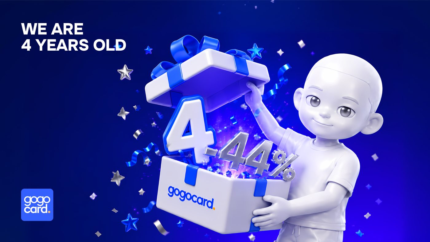 GoGoCard turns 4 years old!