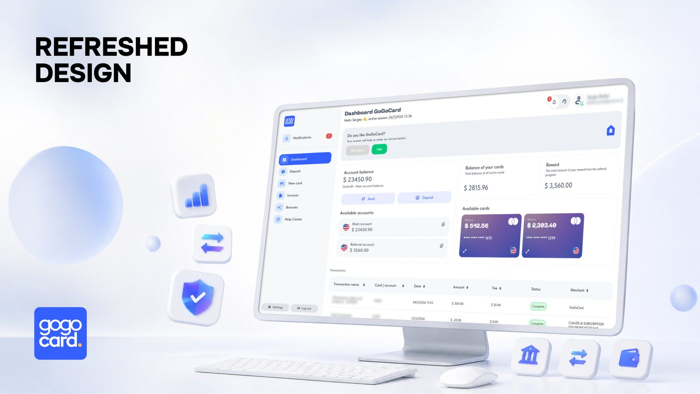 We refreshed the your account design!